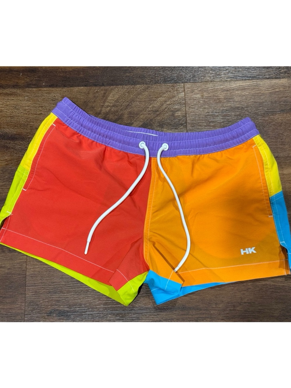 Humankind Multicolor Colorblock Swim Trunk - 3” inseam / Size XS